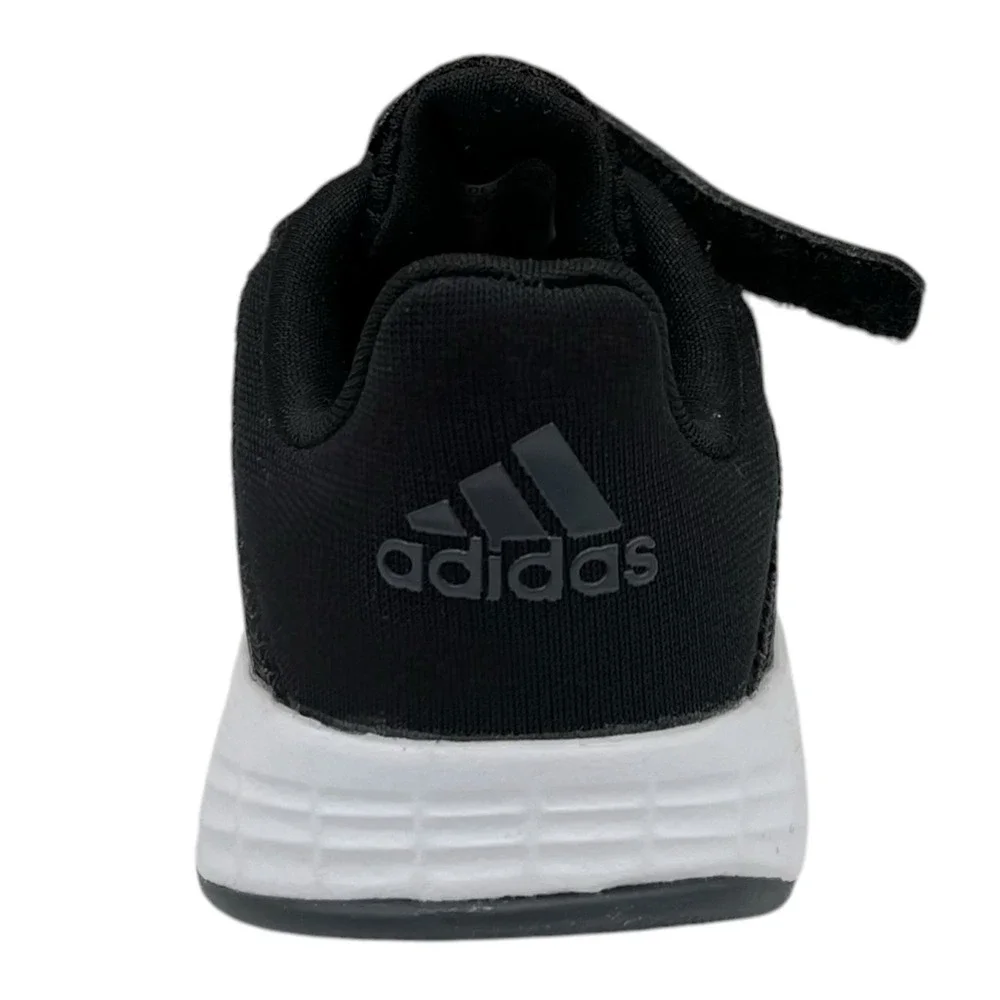 Adidas Duramo Toddler Boys Slip-on Sneaker Size 7 Black-White Flexible Shoes